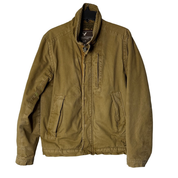 American Eagle Outfitters Men's Brown Utility Jacket - Picture 1 of 12